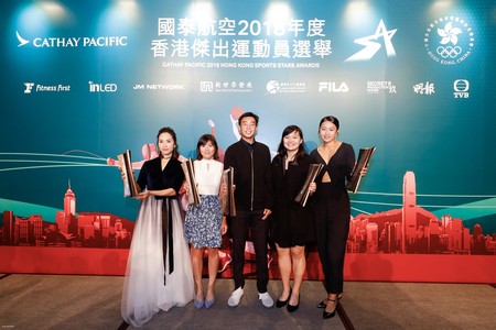Recipients of the Hong Kong Most Promos Sports Stars Award